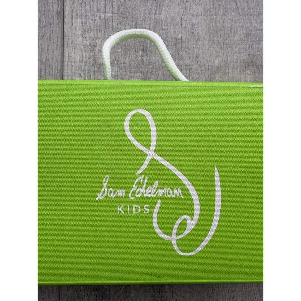 Sam Edelman‎ Kids Black Leather Felicia Ballet Flats NIB Size 12